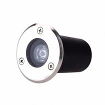 Embutido de Solo Externo Redondo 1W Gaya Luz Amarela 3000K