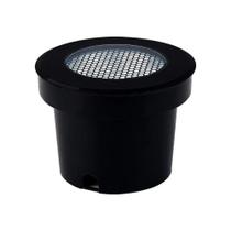 Embutido de Solo FLAT Led 12W 2700K Preto com Grade Antiofuscante 600 Lumens IP67 Bivolt LM2531 Luminatti