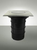 Embutido de Solo INOX ZY1009B GU10 BRONZEARTE (kit 2 peças)