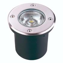 Embutido De Solo Led 3,0W 2700K Redondo Inox Bivolt Eletrorastro