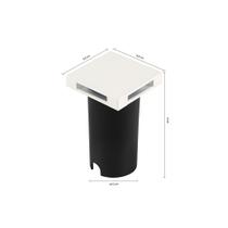 Embutido de Solo Led Nordecor Eran 2W Bivolt Branco 3000K Luz Amarela Embutido de Solo Led Nordecor Eran 2W Bivolt Branco 3000K Luz Amarela