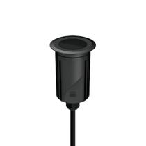 Embutido de Solo Led Stella S.Ground 6,5W com Caixa de Instalação Bivolt Preto 3000K Luz Amarela