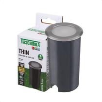 Embutido De Solo Led Taschibra Thin 1w Redondo Bivolt Prata Embutido De Solo Led Taschibra Thin 1w Redondo Bivolt Prata