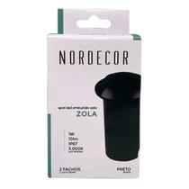 Embutido de solo Zola 2 Fachos Preto 1W 3000K IP67 - MB Led - 6241