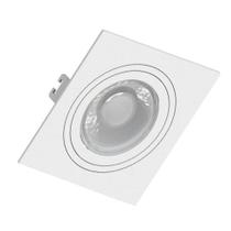 Embutido Dicroica Quadrado Face Plana Direcional Branco GU10 - Save Energy - SE-330.1031 Embutido Dicroica Quadrado Face Plana Direcional Branco GU10 - Save Energy - SE-330.1031