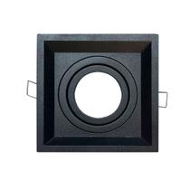Embutido Dicroica Quadrado Recuado Preto Click GU10 - Impacto - 1040/1-PT