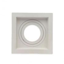 EMBUTIDO DICRÓICA SIMPLES RECUADO BRANCO 10x10CM - CRISTALLUX