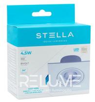 Embutido direcionável com led integrado easy 4,5w mr16- stella sth7915