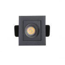 EMBUTIDO DOWNLIGHT POWERUS PRETO 38º 2W 3000K - NORDECOR