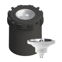 Embutido Gravity + Lâmpada AR111 LED 12W 4000K 765lm