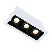 Embutido LED Pro Soul 6W 2700K Branco/Preto 3 focos Opus Embutido LED Pro Soul 6W 2700K Branco/Preto 3 focos Opus