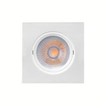 Embutido Led Quadrado Completo PAR20 7W Branco - Brilia