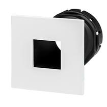 Embutido Mini Dicroica Quadrado Foco Fechado Branco/Preto Embutido Mini Dicroica Quadrado Foco Fechado Branco/Preto