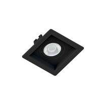 Embutido Mini Dicroica Quadrado Recuado Direcional Preto GU10 - Save Energy - SE-330.1576