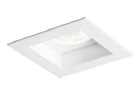 Embutido mini dicroica simples frecuado branco 8x8cm