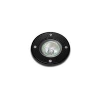 Embutido mini Solo Vidro Facetado IP65 1XMR16 Preto IL 3561 Embutido mini Solo Vidro Facetado IP65 1XMR16 Preto IL 3561