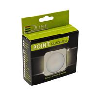 Embutido moveis quadrado aluminio 1,5w 3k bivolt