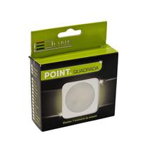 Embutido moveis quadrado branco 1,5w 6k bivolt Embutido moveis quadrado branco 1,5w 6k bivolt