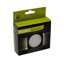 Embutido moveis quadrado preto 1,5w 6k bivolt Embutido moveis quadrado preto 1,5w 6k bivolt