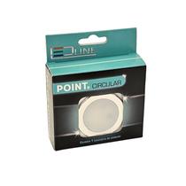 Embutido moveis redondo cromado 1,5w 3k bivolt