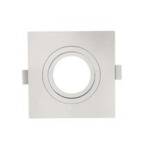 Embutido MR11 Plano Quadrado Direcionavel Branco