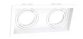 Embutido par20 duplo recuado branco 12,7x24,5x3,5cm