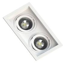 Embutido Par20 Recuado Branco Para 2 Lampadas Embutido Par20 Recuado Branco Para 2 Lampadas