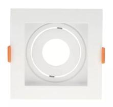Embutido par20 simples recuado branco conect 13x13cm