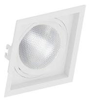 Embutido Par30 Quadrado Recuado Branco Ou Preto Save Energy