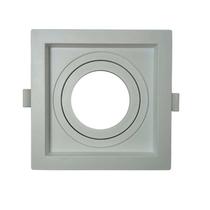 Embutido PAR30 Recuado Quadrado Direcionavel Branco