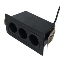 Embutido Pixel 3 Focos 6W 3000K 24 480LM Preto Bivolt