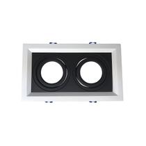 Embutido Recuado II Fundo Preto 2X Dicroica - Newline - IN50322BTPT