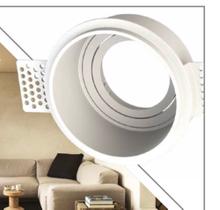 Embutido recuado redondo no frame sem borda para AR70 Branco - MOON