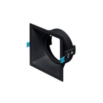 Embutido Square Ar111 Direcionavel Preto Aluminio 20w Soq
