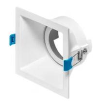 Embutido Stella Square MR16 Recuado Direcionavel Branco STH8915BR