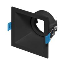 Embutido Stella Square MR16 Recuado Direcionavel Preto STH8915PTO