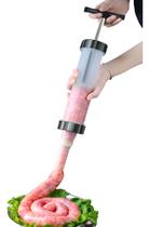 Embutidora Ensacadeira Canhão De Encher Linguiça 3 Funis Marca BJA