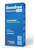 Emedron 5 Mg- Antiemetico P/ Cães E Gatos Agener