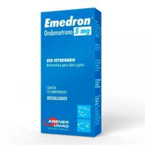 Emedron 5mg Para Cães e Gatos Agener União C/10 Comprimidos