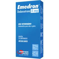 Emedron Agener Antiemético para Cães e Gatos 5mg 10 comprimidos