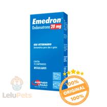 Emedron Antiemético 20mg P/ Cães E Gatos 10 Comp Agener