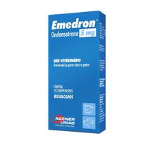 Emedron Antiemético 5mg P/ Cães E Gatos 10 Comp Agener