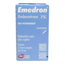 Emedron Ondansetrona 1% P/ Cães e Gatos10ml Agener