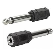 Emenda Adaptador P2 x P10 Adaptador P2 Fêmea x P10 Macho Mono Emenda Adaptador P2 x P10 Adaptador P2 Fêmea x P10 Macho Mono