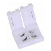 Emenda Conector Branco Para Fita Led Sigle Color 10 Mm