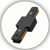 Emenda Conector União para Trilho Eletrificado Reta ou L Preta ou Branca