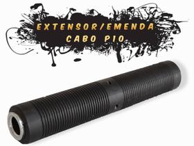 Emenda extensão j10 cabo p10 estéreo som violão guitarra Emenda extensão j10 cabo p10 estéreo som violão guitarra