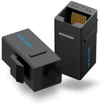 Emenda Extensor Rj45 Adaptador Cabo Rede Cat5 10gbps Vention