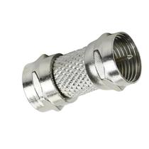 Emenda F Coaxial Macho X Macho Rg6 Rg59 Metal 50PÇS