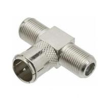 Emenda F Fêmea Engate Rápido Tipo T 1 Macho 2 Fêmeas Pacote com 10 Unidades